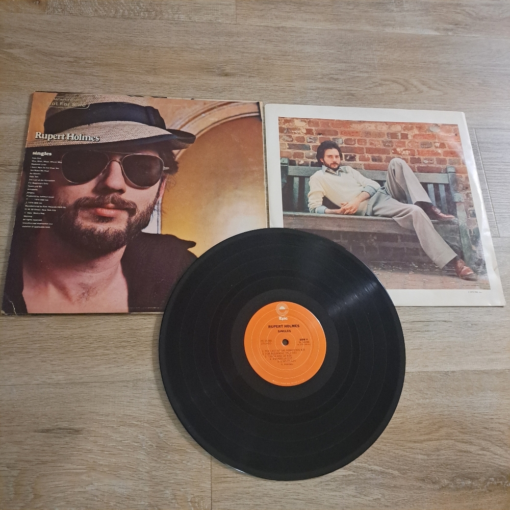 Rupert Holmes "Singles" Vinyl Record Vintage